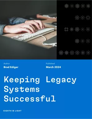 Keeping Legacy Systems Successful Cover